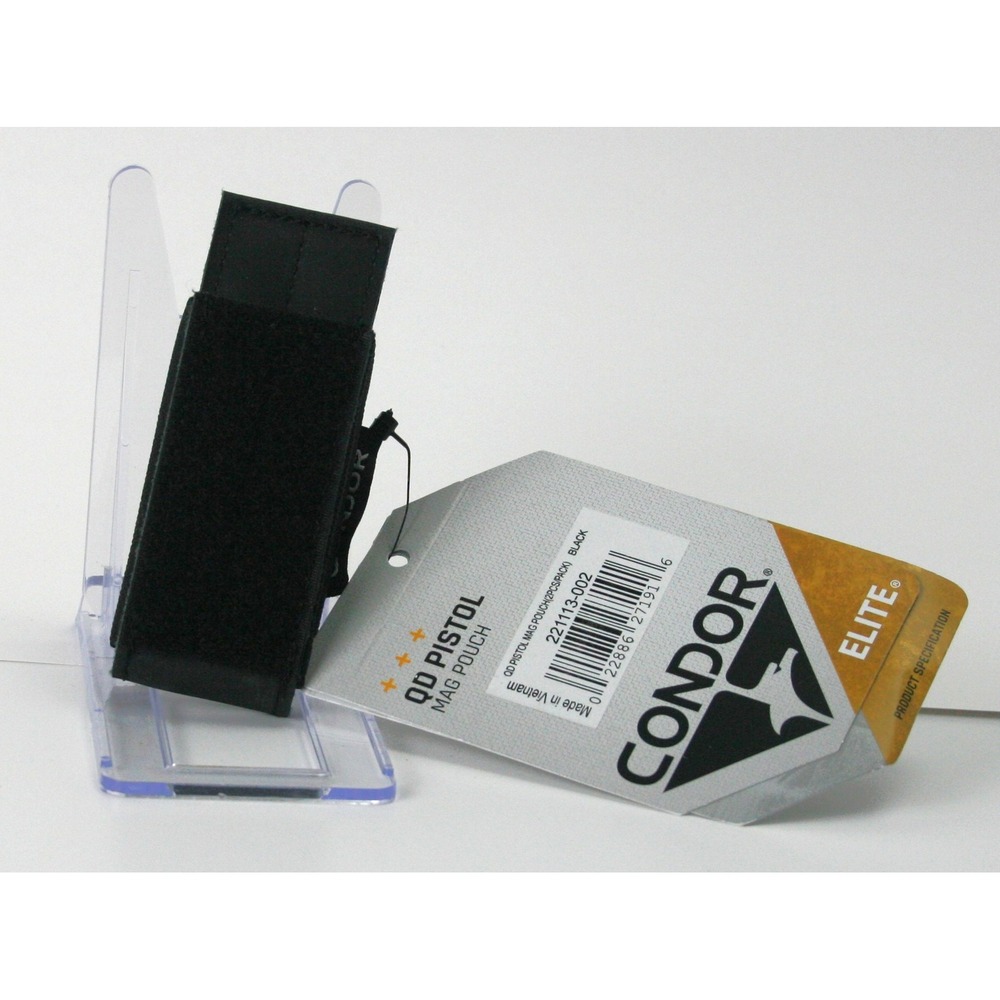 Condor Elite QD Pistol Mag Pouch Black Tactical Magazine Holder (Only One) NWT